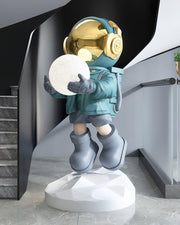 Fantasy Astronaut Built-in Battery Floor Light-DWHOME
