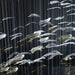 Feather Handblown Glass Chandelier-DWHOME
