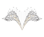 Feather Handblown Glass Chandelier-DWHOME