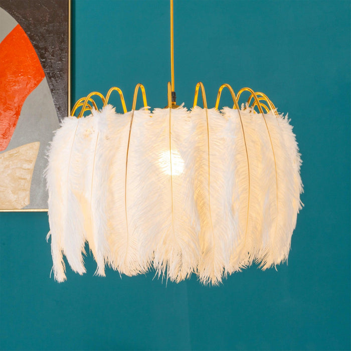 Feather Pendant Lamp.