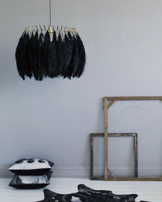 "Lampe à suspension plume-DWHOME"