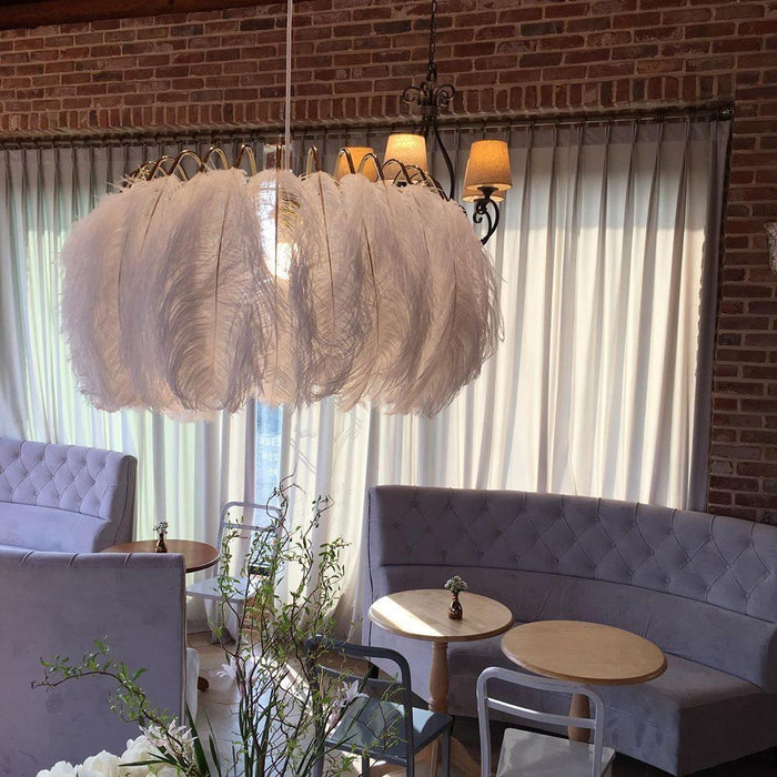 Feather Pendant Lamp.