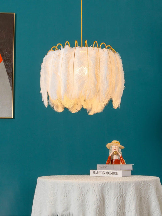 Feather Pendant Lamp.