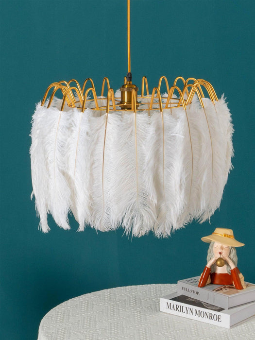 Feather Pendant Lamp.