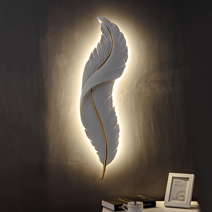 Feather Wall Lamp.