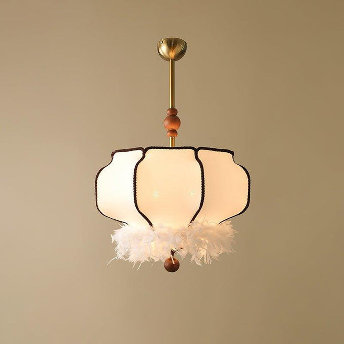 Feathered Lantern Pendant Light-DWHOME