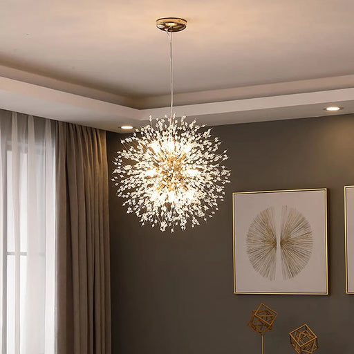 Ferida Crystal Globe Chandelier.