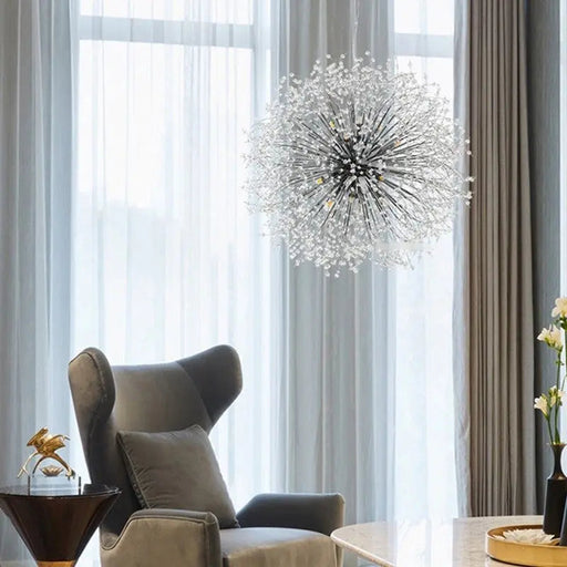 Ferida Crystal Globe Chandelier.