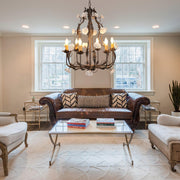 Florentine Rose Garden Chandelier-DWHOME