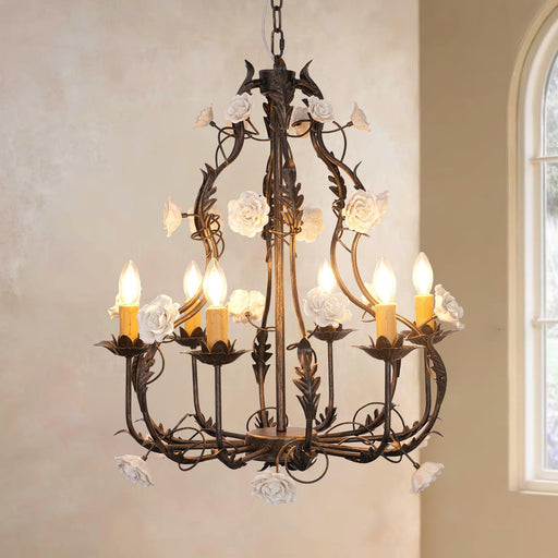 Florentine Rose Garden Chandelier - DWHOME