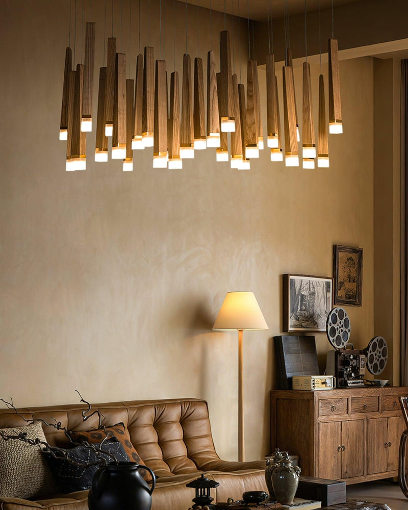 Firewood Stick Chandelier-DWHOME