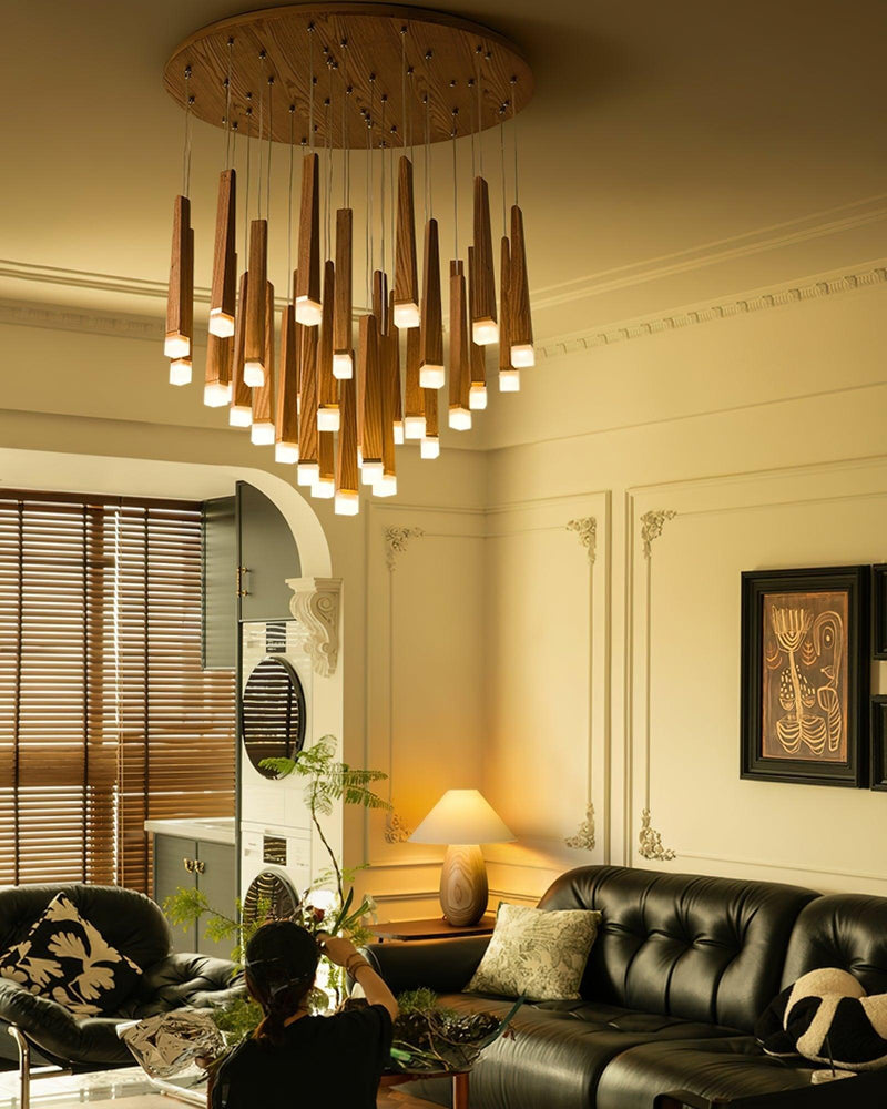 Firewood Stick Chandelier-DWHOME