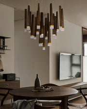 Firewood Stick Chandelier-DWHOME
