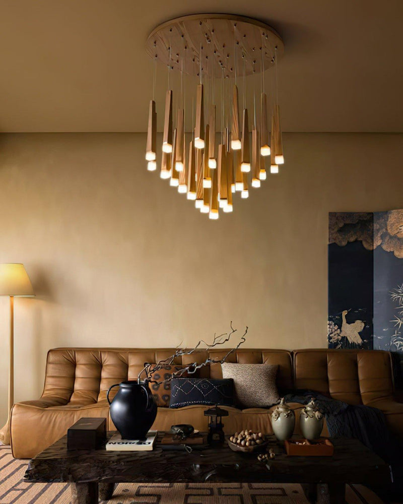 Firewood Stick Chandelier-DWHOME