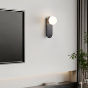 Flat Base Globe Sconce-DWHOME