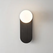 Flat Base Globe Sconce-DWHOME