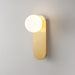 Flat Base Globe Sconce-DWHOME