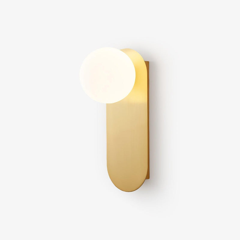 Flat Base Globe Sconce-DWHOME