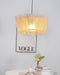 Flaxen Weave Pendant Lamp.