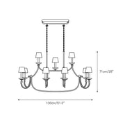 Flemish Linear Chandelier-DWHOME