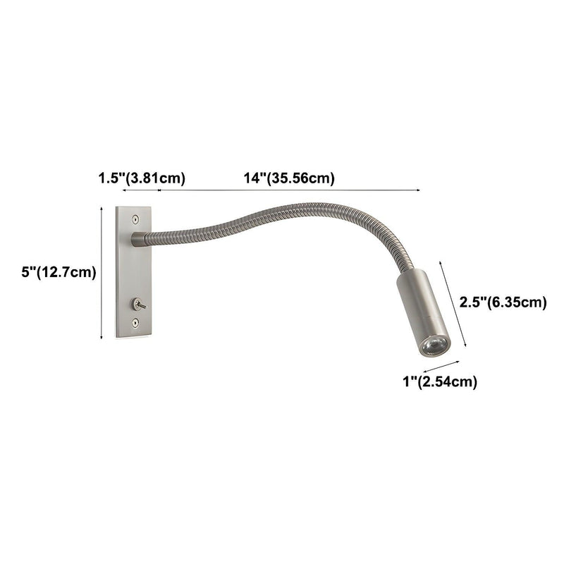 Flexible Gooseneck Wall Lamp-DWHOME