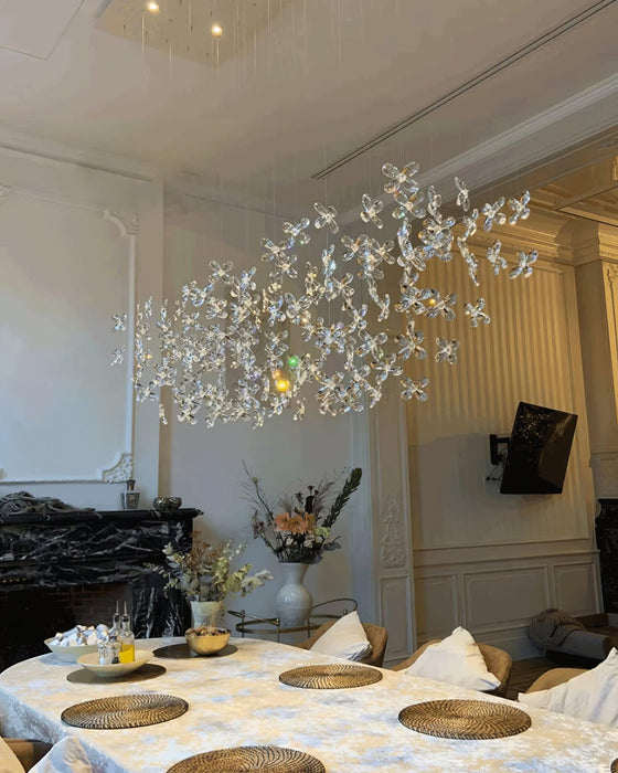 Floating Butterfly Chandelier.