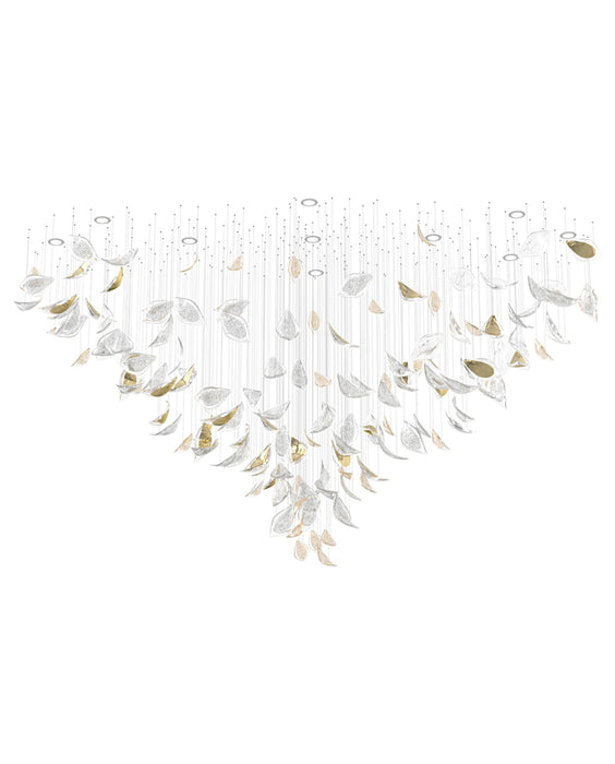 Floating Leaves Chandelier.