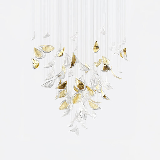 Floating Leaves Chandelier.