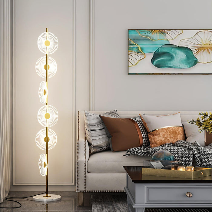 Floating Raindrop Floor Lamp.