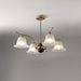 Flora Brass Chandelier-DWHOME