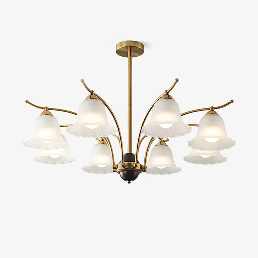 Flora Brass Chandelier.