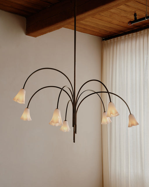Flora Glass Chandelier – detail 2