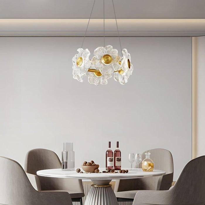 Flora Glass Chandelier - DWHOME