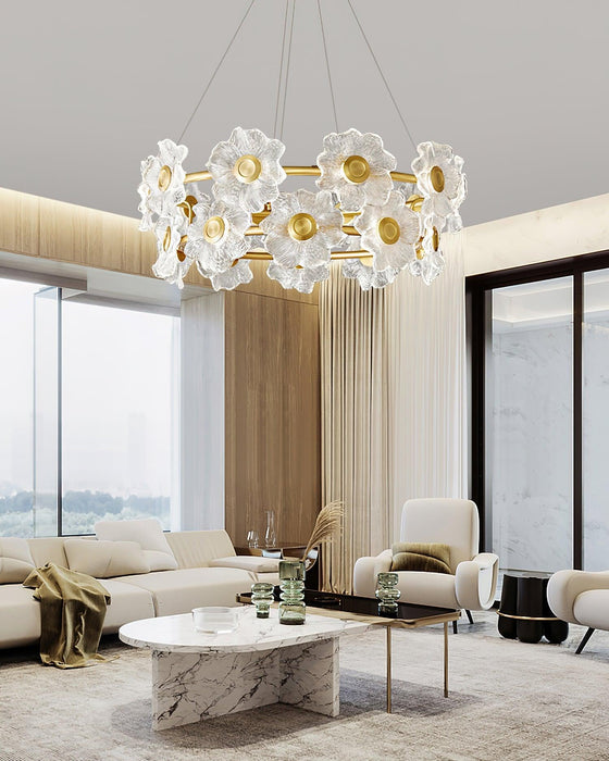 Flora Glass Chandelier - DWHOME