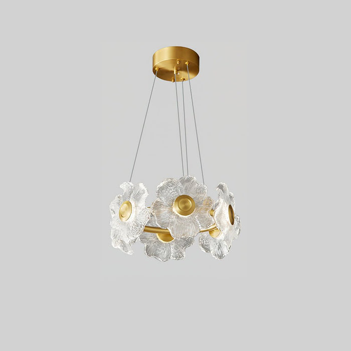 Flora Glass Chandelier.