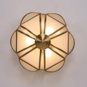 Floral Brass Ceiling Lamp-DWHOME