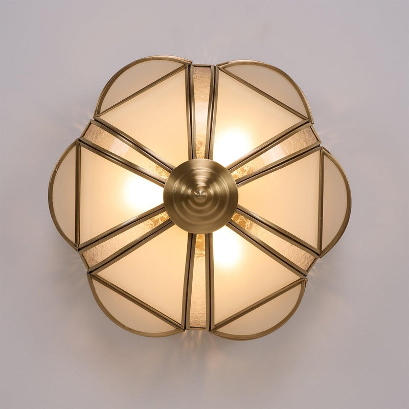 Floral Brass Ceiling Lamp-DWHOME