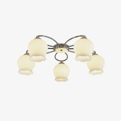 Floral Glass Ceiling Lamp-DWHOME
