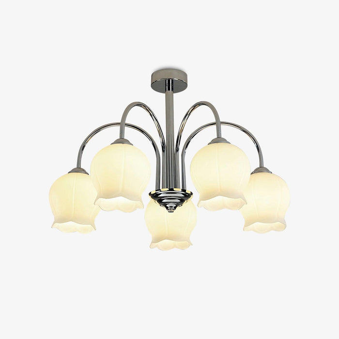 Floral Glass Chandelier-DWHOME