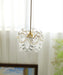 Floral Glass Pendant Lamp.