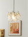 Floral Glass Pendant Lamp.