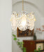 Floral Glass Pendant Lamp.