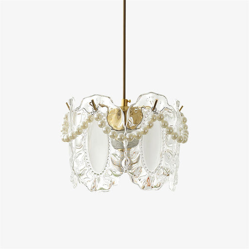 Floral Glass Pendant Lamp.