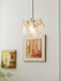 Floral Glass Pendant Lamp.