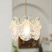 Floral Glass Pendant Lamp.