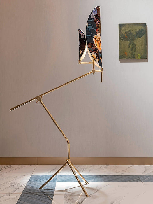 Floral Nocturne Floor Lamp-DWHOME