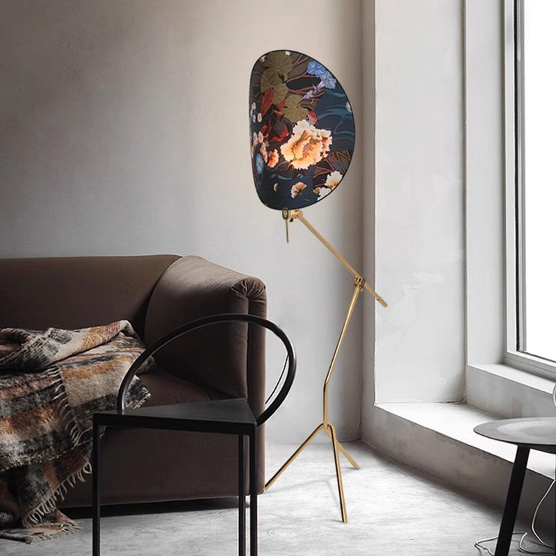 Floral Nocturne Floor Lamp-DWHOME