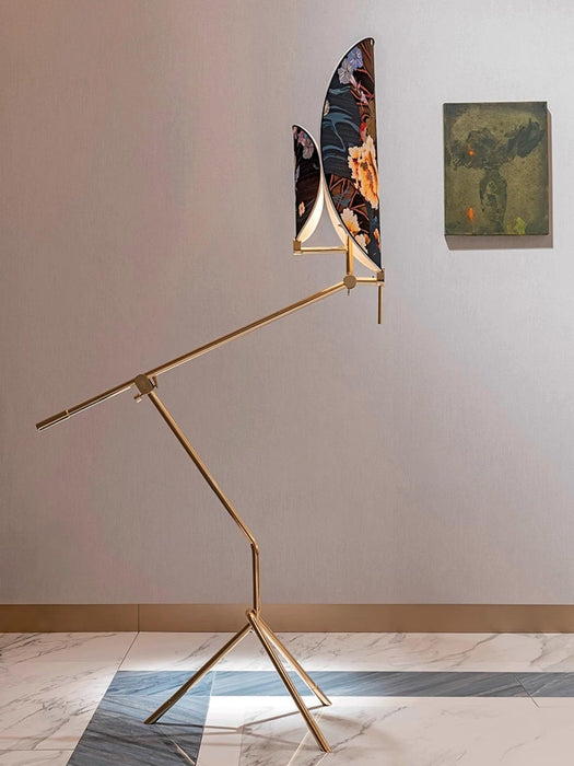 Floral Nocturne Floor Lamp.