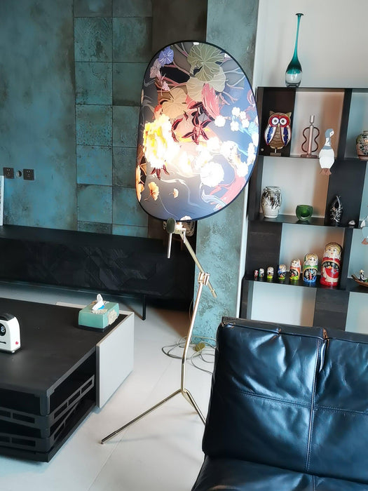 Floral Nocturne Floor Lamp-DWHOME