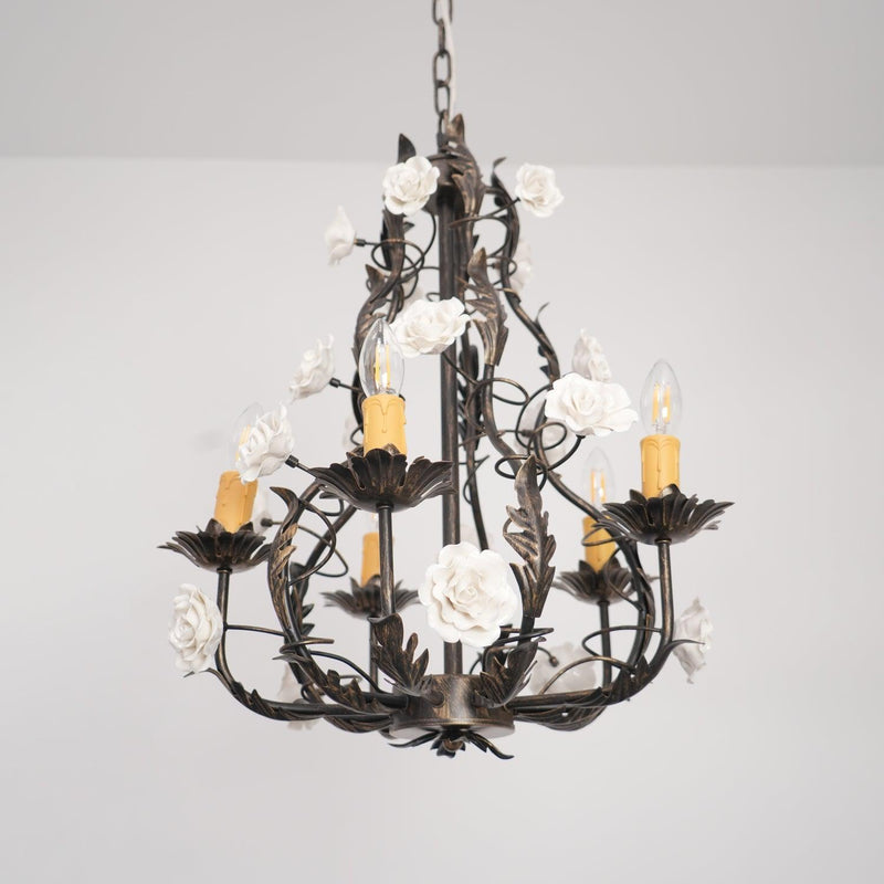 Florentine Rose Garden Chandelier-DWHOME